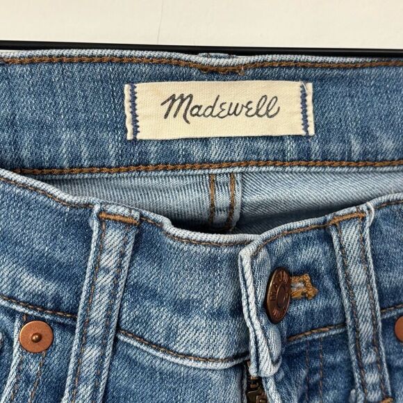 Madewell Distressed 9” High Rise Skinny Jeans 25 Petite Short - Picture 2 of 6